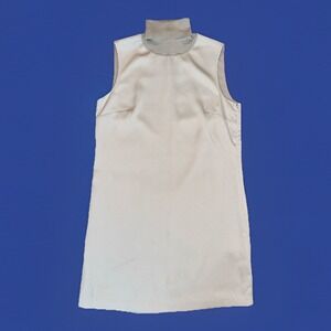 Club Monaco Women Jourdan Dress Silver Sleeveless Sheath Dress Size 6